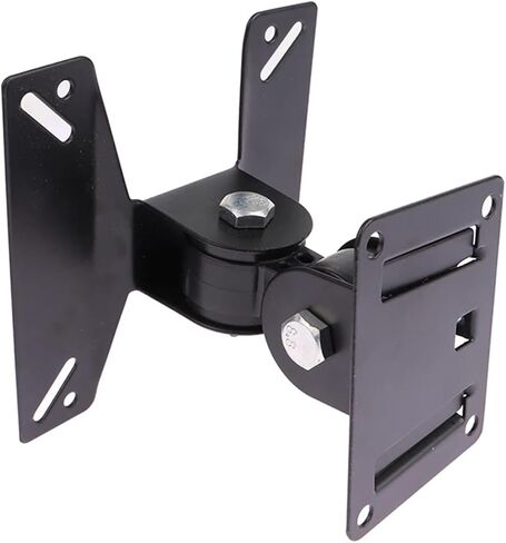 1 Set 14-24 Inch TV Stand LCD LED Monitor Wall Mount Bracket Fixed Flat Screen TV Frame Support 180 Degree Tilt Angle With Screws in Saudi Arabia