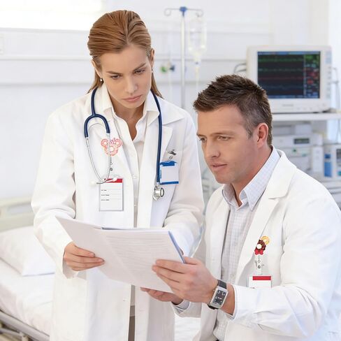 عبوتان من بكرات حامل الشارات القابلة للسحب، مشابك شارة الفأر اللطيفة على شكل كعكة لطلاب المدارس، وممرضات الأطفال، وبطاقات تعريف الاسم للمساعد الطبي in Kuwait