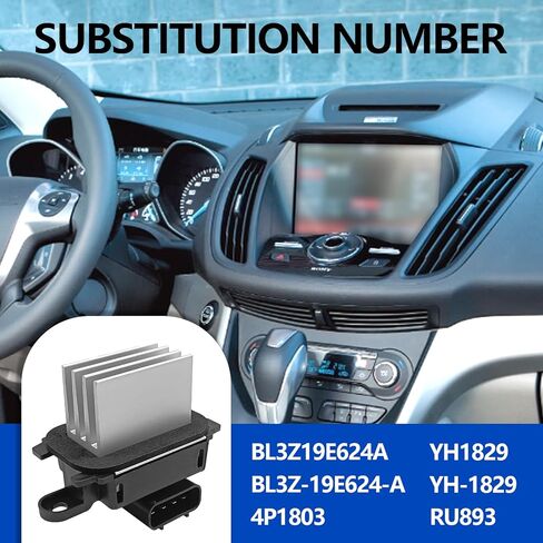 BL3Z19E624A Blower Motor Resistor Compatible With Lincoln Navigator For 2009-2017 Expedition F150 Replaces OE #YH1829 4P1803 RU893 in Kuwait