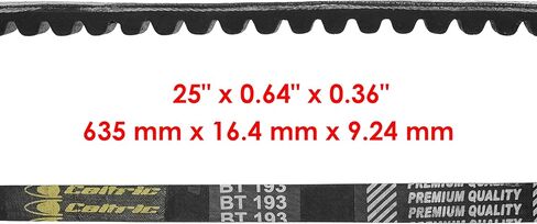 Caltric Clutch Drive Belt Compatible with Yamaha Raptor 90 YFM90 2016-2023 / Raptor 110 YFM110 2024 / YFZ50 2017-2023 / Grizzly 90 YFM90 2019-2024 in Saudi Arabia