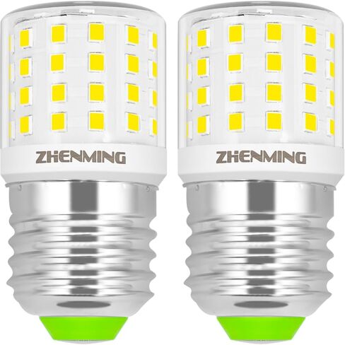 Zhenming KEI D34L ثلاجة لمبة AC100-265V 3.5W استبدال المصباح الكهربائي الثلاجة ، 4W LED LED E26 قاعدة مشرقة متوسطة لإضاءة أجهزة الفريزر 40W-60W ، A15 ضوء النهار 5000K ، 2 عبوة in Kuwait