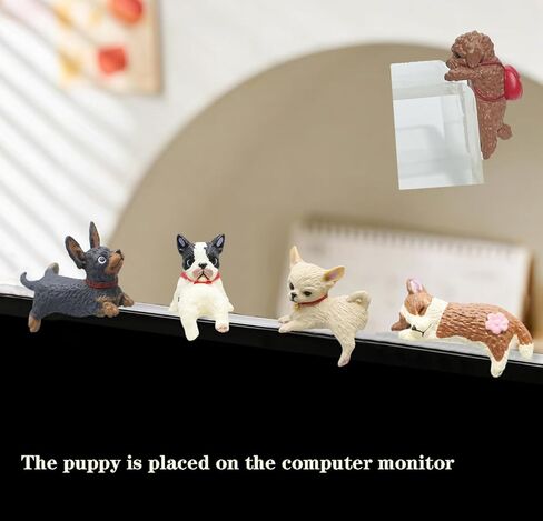 5 قطع من تماثيل الكلاب الصغيرة من Roselover، شاشة كمبيوتر للسيارة، ديكور لطيف لشاشة الكلاب، تمثال كلب للسيارة، ملحقات داخلية للسيارة للوحة القيادة، مرآة الرؤية الخلفية، ديكور من الراتنج، تماثيل كلب رائعة، هدايا مضحكة in Kuwait