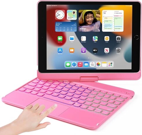 حالة لوحة المفاتيح لجيل iPad التاسع 10.2 2021 ، لـ iPad 8th Gen 2020/iPad 7th 10.2 بوصة 2019/iPad Air 3rd/iPad Pro 10.5 2017 in Kuwait