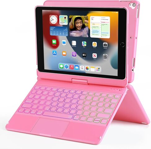 حالة لوحة المفاتيح لجيل iPad التاسع 10.2 2021 ، لـ iPad 8th Gen 2020/iPad 7th 10.2 بوصة 2019/iPad Air 3rd/iPad Pro 10.5 2017 in Kuwait