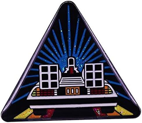 Dmc Delorean Hard Enamel Pin Badge Gamer Retrowave Nerd Gift For Back to the Future fans Man Woman in Kuwait