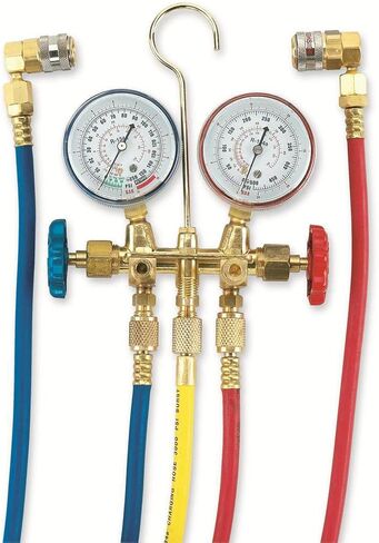FJC 6715 مجموعة قياس مشعب نحاسية R134A مع خرطوم 72 بوصة in Kuwait