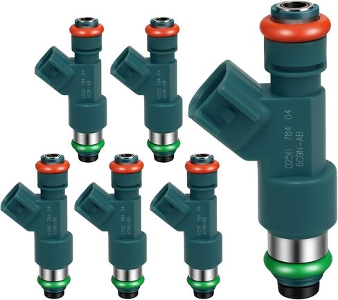 2007-2015 6Pcs Fuel Injectors Compatible for Volvo XC60 2010-2015 XC70 2008-2015 XC90 2007-2014 S80 2007-2014 V70 2008-2010 3.2L L6 Replace 307775010 307775015 in Kuwait