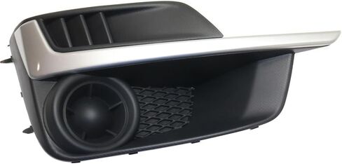 For Subaru Impreza 2015 2016 Fog Light Cover Passenger Side | Front | Made Of Plastic | Textured Black | With Painted Silver Molding | Sedan/Wagon | Replacement For SU1039111 | 57731FJ400, 57731FJ380 in Saudi Arabia