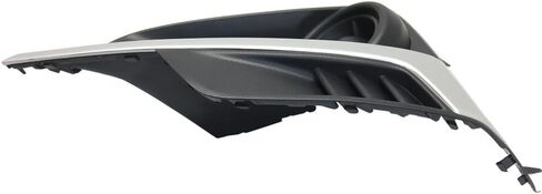 For Subaru Impreza 2015 2016 Fog Light Cover Passenger Side | Front | Made Of Plastic | Textured Black | With Painted Silver Molding | Sedan/Wagon | Replacement For SU1039111 | 57731FJ400, 57731FJ380 in Saudi Arabia