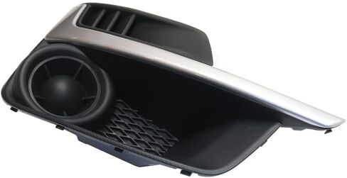 For Subaru Impreza 2015 2016 Fog Light Cover Passenger Side | Front | Made Of Plastic | Textured Black | With Painted Silver Molding | Sedan/Wagon | Replacement For SU1039111 | 57731FJ400, 57731FJ380 in Saudi Arabia