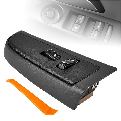 19115820 Front Passenger Window Switch with Dark Gray Bezel Fits for 2003-2006 Chevy Silverado Avalanche GMC Sierra Yukon Cadillac Escalade, Power Button in Kuwait