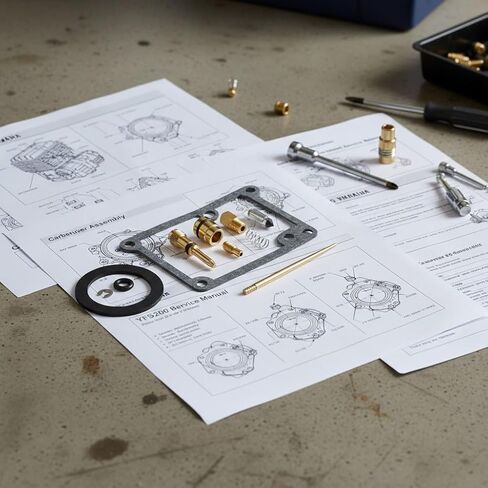 Carburetor Rebuild Kit for Yamaha YFS200 Blaster 200 (1988-2006) - Complete Carb Repair Kit with Jets, Gaskets, Needles & O-Rings - Restores Peak ATV Performance in Saudi Arabia