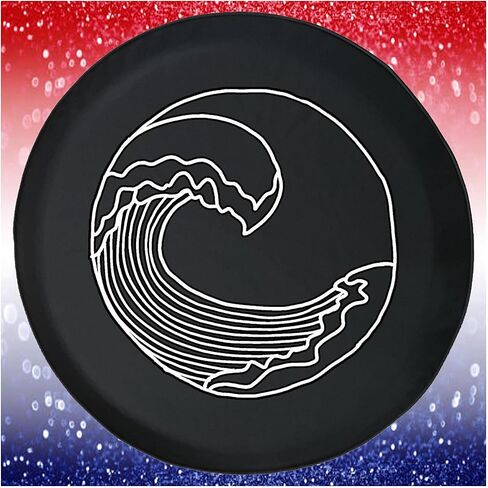 غطاء إطار أسود من ويفز بيتش مقاس 35 بوصة in Kuwait