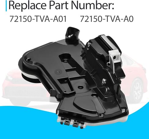 Door Latch Lock Actuator Front Left Driver Side Fits for Honda Civic 2022-2025 Accord 2018-2025 Replace 72150-TVA-A01, 72150-TVA-A02 in Kuwait
