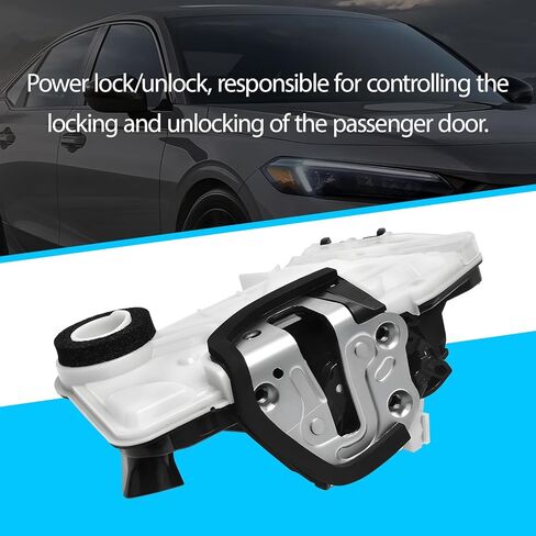 Door Latch Lock Actuator Front Left Driver Side Fits for Honda Civic 2022-2025 Accord 2018-2025 Replace 72150-TVA-A01, 72150-TVA-A02 in Kuwait