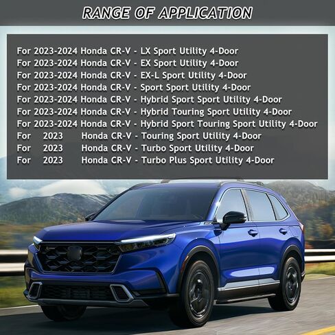 المصد الأمامي مصبغة والمصباح الأمامي صب صالح ل 2023-2024 هوندا CRV CR-V الرياضة الهجين لامع أسود العلوي مصبغة شواء الجمعية ABS in Kuwait