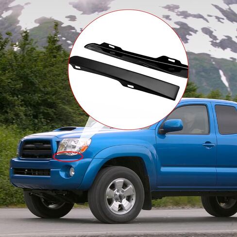 Pair Front Lower Headlight Bumper 52513-35020 52512-35020 Driver and Passenger Side Grille Headlight Filler Replacement for Toyota Tacoma 4WD 1995-1997 in Saudi Arabia