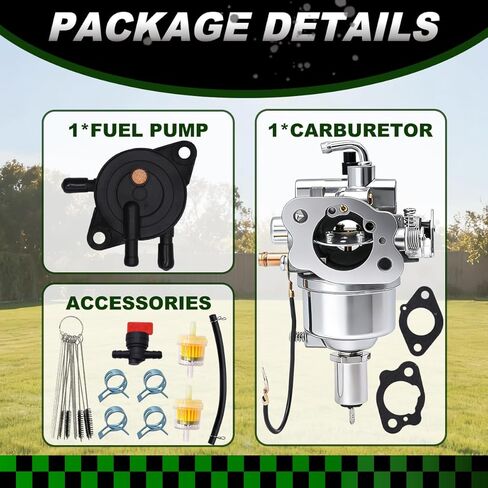 15003-7037 Carburetor Fit for Kawasaki FH531V 4 Stroke Engine for John Deere LT80 LX277 w/Fuel Pump Relaces 15003-7034 AM130924 in Saudi Arabia