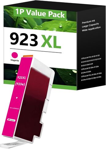 خراطيش حبر 923XL 923e 923 بديلة لخراطيش حبر HP 923XL لطابعة OfficeJet Pro 8130e 8132e 8135e 8138e 8139e 8120 8120e 8125 8130 8135، 1 أسود in Kuwait