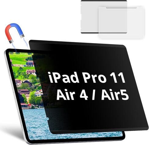 حامي شاشة الخصوصية المغناطيسي 360 ° لـ iPad Pro 13 Inch 7th (2024 ، M4) Case Blue Light Blocker Filter anti-glare ، دعم فيلم Apple Pencil-A2925 / A2926 / A3007 in Kuwait