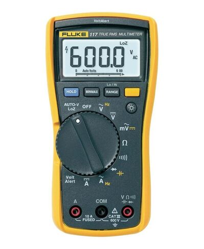Fluke - 117CAL 117 جهاز قياس متعدد للكهربائيين True RMS مع شهادة معايرة يمكن تتبعها من NIST مع البيانات in Saudi Arabia