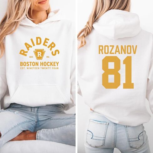 Hollander Rozanov Shirts Custom Hockey Fan T-Shirt, Heated Inspired Sports Romance Tee, Huds-on Connor Front Back Print Shirt Multi in Saudi Arabia