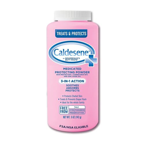 Caldesene Medicated Protecting Powder with Zinc Oxide CornstarchTalc Free 5 Ounce, 2 Count in Kuwait