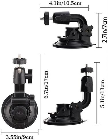 حامل كأس شفط ProAviator - ذراع منحني - يدعم شاشة عرض متعددة الزوايا - للطيارين والطيران العام (ProAviator: iPad Mount) in Kuwait