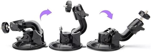 حامل كأس شفط ProAviator - ذراع منحني - يدعم شاشة عرض متعددة الزوايا - للطيارين والطيران العام (ProAviator: iPad Mount) in Kuwait