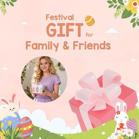 Easter Rabbit Earrings for Women Colorful Flower Bunny Dangle Drop Spring Earrings Easter Holiday Jewelry Gifts in Kuwait