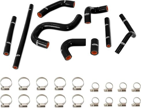 ميشيموتو MMHOSE-4RUN34-96HHRBK طقم خرطوم سخان سيليكون، مع سخان خلفي، متوافق مع 4Runner 3.4L، 1996-2002، أسود in Saudi Arabia