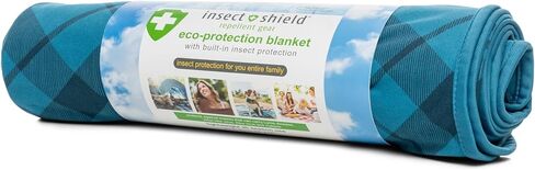 Insect Shield Eco Protection Blanket, with Insect Protection Against Mosquitoes, Ticks, Fleas, and Flies, Grey, One Size in Kuwait
