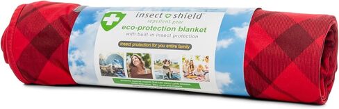 Insect Shield Eco Protection Blanket, with Insect Protection Against Mosquitoes, Ticks, Fleas, and Flies, Grey, One Size in Kuwait