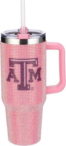 شركة الذاكرة | مرخص NCAA 40oz Pink Bling Game Day Tumbler in Kuwait
