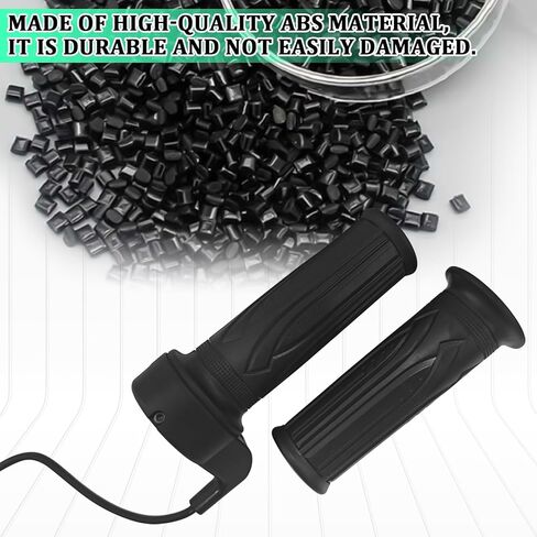 20X Full Twist Throttle, 3 Pin Full Twist Throttle Grip for Ebike, Right Hand Throttles Handlebar Speed Accelerator Control with Waterproof Connector for Electric Bike Mountain Bike Scooter in Kuwait