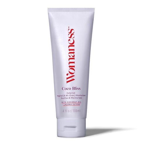 Womaness Coco Bliss External Hydrator & All Over Dry Skin Cream - Menopause Support Coconut Oil-Based Feminine Hydrator with Jojoba Oil - Daily Menopause Relief of Dryness (4oz) in Kuwait