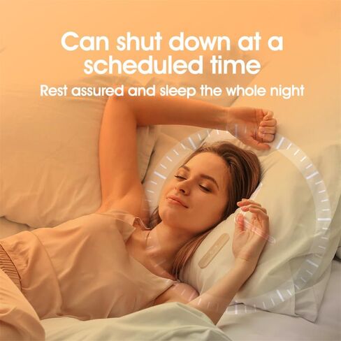 Under Pillow Speaker Bluetooth, Mini Bone Conduction Speaker, Bluetooth Sleep Headphones with Display for Sleeping, Sleepbar White Noise for Side Sleepers, Timer Speaker for Insomniacs in Saudi Arabia