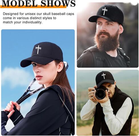 Christian Baseball Hats for Men Women Jesus Cross Snapback Hats 3 Nail Crosses Baseball Cap for Men Women Christian Cotton Fitted Trucker Hat Religious Faith Hat for Mens Adjust Ball Cap Christ Gifts in Kuwait