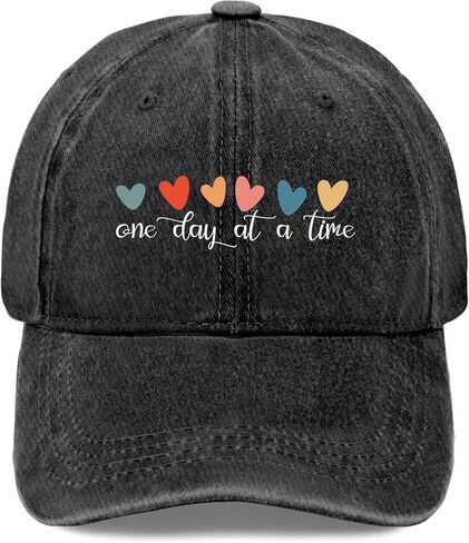 One Day at A Time caps America hat Black Hats for Men Gifts for Mom Running Caps in Saudi Arabia