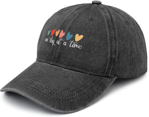 One Day at A Time caps America hat Black Hats for Men Gifts for Mom Running Caps in Saudi Arabia