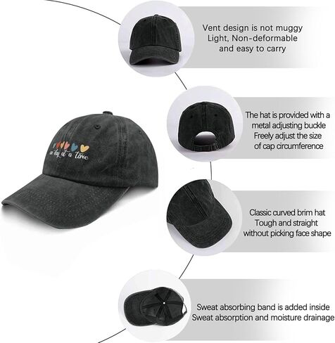 One Day at A Time caps America hat Black Hats for Men Gifts for Mom Running Caps in Saudi Arabia