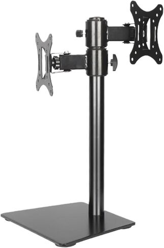 DL-AOC3-D 10"-27" 25" Height Adjustable 15kg Metal Base Dual Monitor Desk Stand Dual Monitor Mounting Bracket in Saudi Arabia