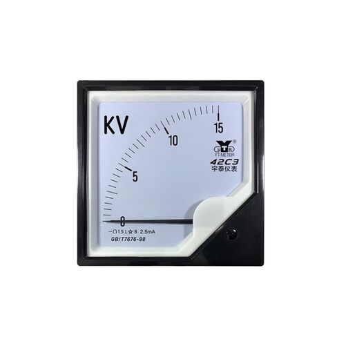 42C3 DC high-Voltage Voltmeter 5kv 10kv 1500v 2000v Input 1ma 2.5ma 5ma kV(2500V 5mA) in Kuwait