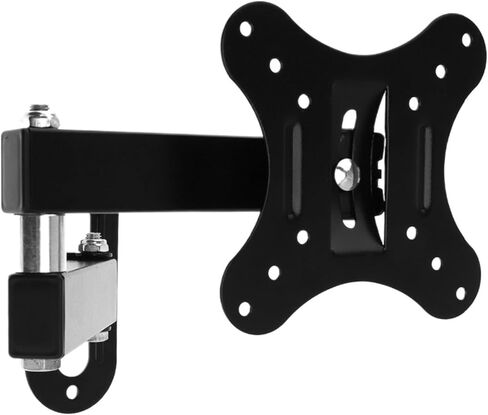 10kg Adjustable TV Wall Mount Bracket Flat Screen TV Frame Supports 15 Degree Tilt Suitable for 14 - 27 Inch LCD LED Monitors in Saudi Arabia