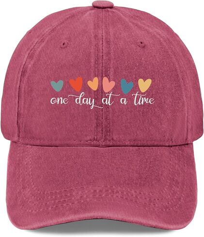 One Day at A Time caps America hat Black Hats for Men Gifts for Mom Running Caps in Kuwait