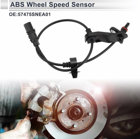 Rear Left ABS Wheel Speed Senor for Honda Civic 2006-2011 ABS Sensor Anti-lock Braking System Sensor No.57475SNEA01 1 Pcs in Saudi Arabia