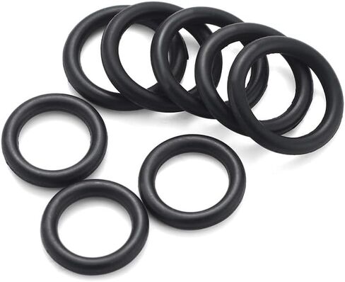 10pcs Black Nitrile O-ring Thickness CS1mm/1.5mm/2mm/3mm Outer Diameter 3-80mm Rubber Oil Resistant Gasket(OD 11mm(50pcs),Cs 1.5mm) in Kuwait