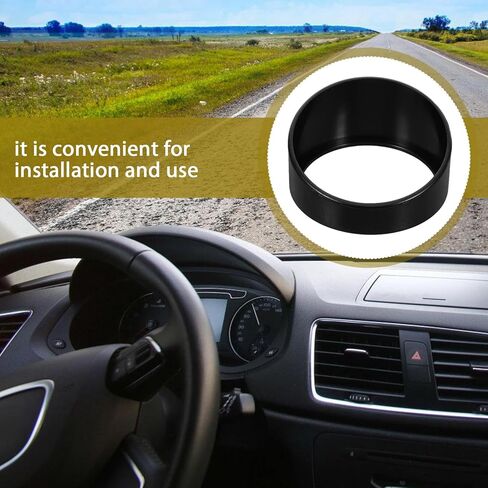 Car Gauge Sunshade Visor 52mm Universal Dashboard Sun Shade Cap Black Plastic Gauge Cover for Vehicle Instrument Panel UV Protection in Saudi Arabia