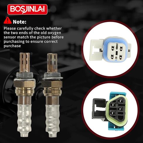 O2 Oxygen Sensor Upstream Downstream for Chevy Silverado Suburban 1500 2500 HD 6.0L 2002-2007, for GMC Sierra Yukon XL 1500 2500 6.0L 2002-2007, for Cadillac Escalade EXT ESV 6.0 2003-2006 4Pcs in Saudi Arabia