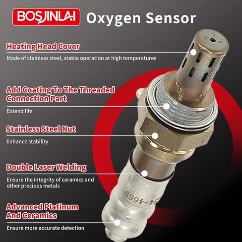 O2 Oxygen Sensor Upstream Downstream for Chevy Silverado Suburban 1500 2500 HD 6.0L 2002-2007, for GMC Sierra Yukon XL 1500 2500 6.0L 2002-2007, for Cadillac Escalade EXT ESV 6.0 2003-2006 4Pcs in Saudi Arabia